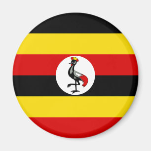 Ugandese vlag (Uganda) Magneet