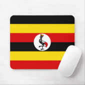 Ugandese vlag (Uganda) Muismat (Met muis)