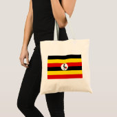 Ugandese vlag (Uganda) Tote Bag (Voorkant (product))