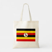 Ugandese vlag (Uganda) Tote Bag (Achterkant)