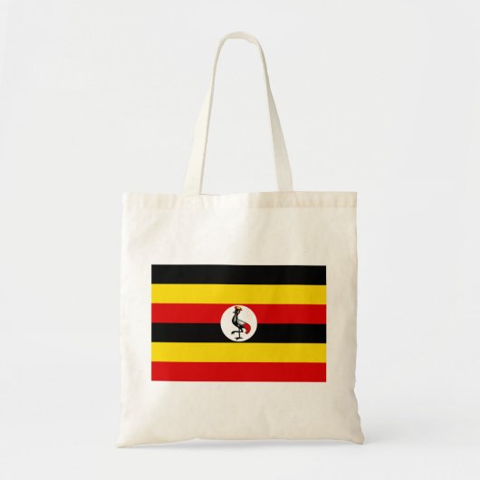Ugandese vlag (Uganda) Tote Bag (Voorkant)