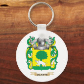 Ugarte Family Crest (wapenschild) Sleutelhanger (Voorkant)