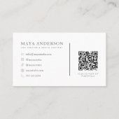 UGC-maker QR-code Visitekaartje (Achterkant)