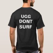 UGG DONT SURF - UGGNINE T-shirt (zwart) (Achterkant)