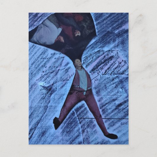 Ugh Computation Math Mixed Media Collage Briefkaart (Voorkant)