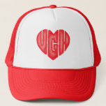 Ugh Heart Trucker Hat Trucker Pet<br><div class="desc">Trucker Hat met "Ugh Heart" Grafisch.</div>