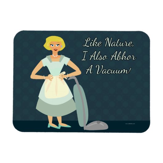 Ugh I Abhor Vacuums Magneet (Horizontaal)