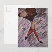 Ugh MAth Mixed Media Collage Briefkaart (Voorkant / Achterkant)