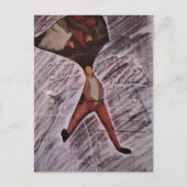 Ugh MAth Mixed Media Collage Briefkaart (Voorkant)