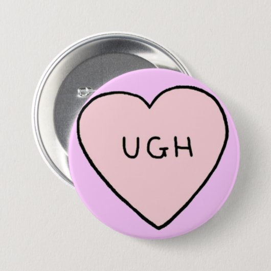 Ugh Ronde Button 7,6 Cm (Voorkant /achterkant)