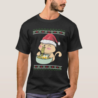 Ugly Anime KerstSweater Kawaii Cat Japans R T-shirt