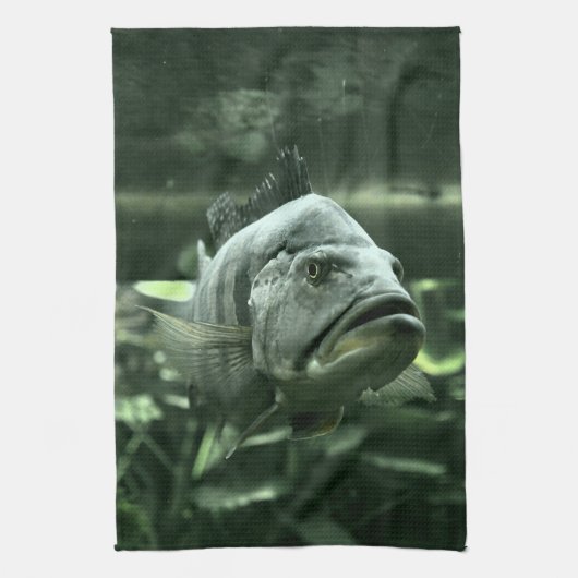 Ugly Aquarium Fish Theedoek (Verticaal)