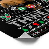 Ugly Ath Sweater Merry Christmas  Poster (Hoek)