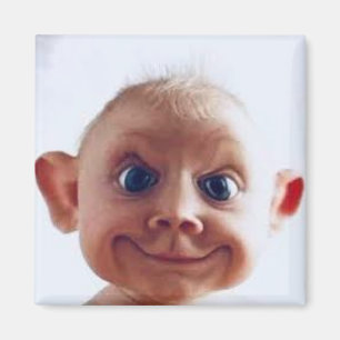 Ugly Baby - Funny Magneet