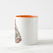 Ugly Bearded Dragon - Cozy Blanket & Coffee Lover  Tweekleurige Koffiemok (Center)