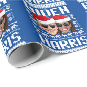 UGLY BIDEN HARRIS CHRISTMAS SWEATER CADEAUPAPIER (Rol Hoek)