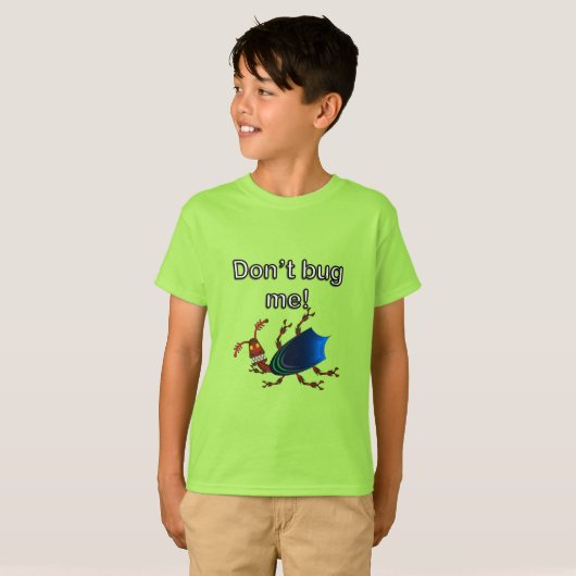 Ugly Bug - Kinderen Basic T-Shirt (Voorkant volledig)