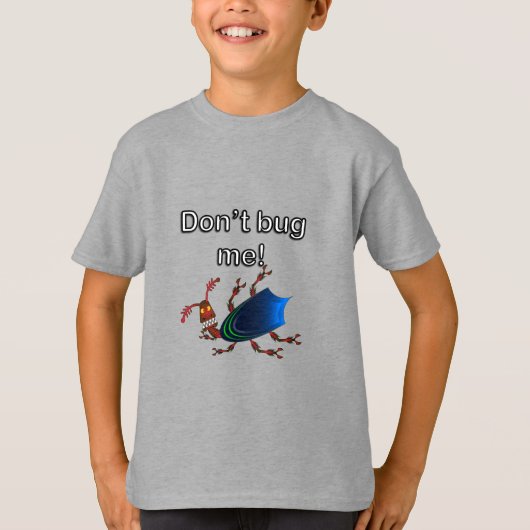 Ugly Bug - Kinderen Basic T-Shirt (Voorkant)