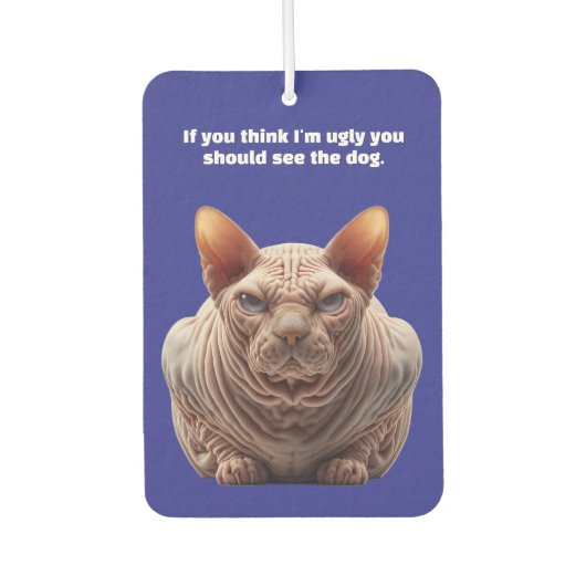 Ugly Cat Luchtverfrisser (Voorkant)