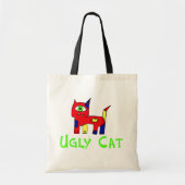 Ugly Cat Tote Bag (Voorkant)