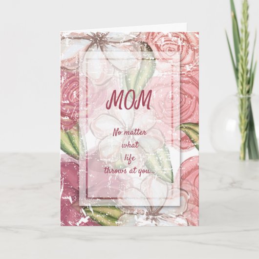 Ugly Children Funny Floral Happy Moederdag Kaart (Voorkant)