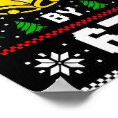 Ugly Christmas 67 Meme Design Funny Six Seven Hand Poster (Hoek)