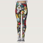 Ugly Christmas and Happy New Year Leggings (Voorkant)