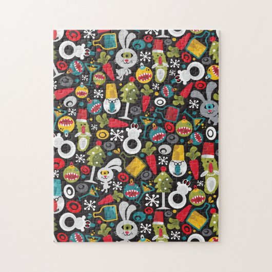 Ugly Christmas and Happy New Year Legpuzzel (Verticaal)