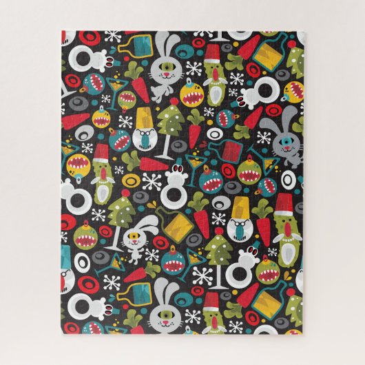 Ugly Christmas and Happy New Year Legpuzzel (Verticaal)