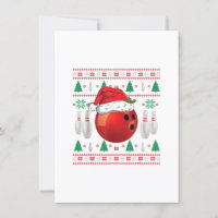 Ugly Christmas Bowling Shirt Gift Boys Kids Ball