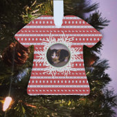 Ugly Christmas Chic op rood gebaseerd acryl Shirt Ornament