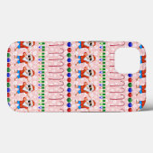 Ugly Christmas Dabbing Santa On Red Case-Mate iPhone Case (Achterkant (horizontaal))