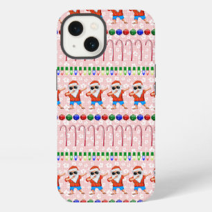 Ugly Christmas Dabbing Santa On Red iPhone 13 Hoesje