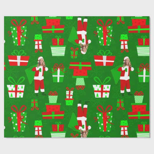 ugly christmas Marjorie Taylor Greene santa Cadeaupapier (Vlak)