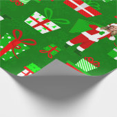 ugly christmas Marjorie Taylor Greene santa Cadeaupapier (Hoek)