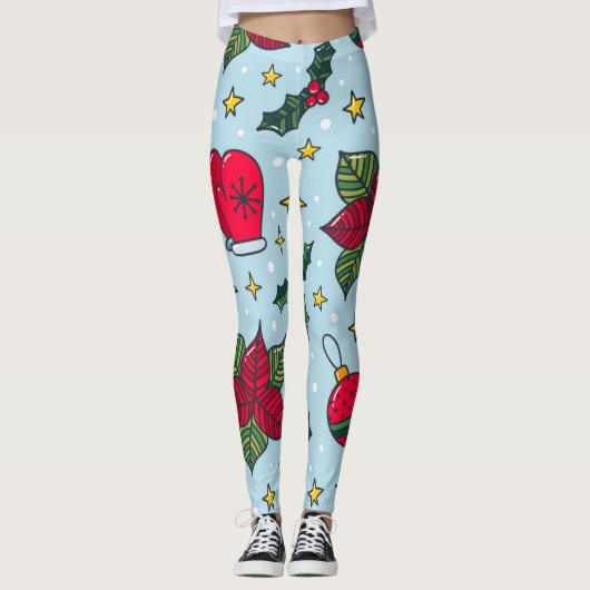 ugly Christmas quarantine Leggings (Voorkant)