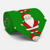 ugly christmas santa claus funny xmas stropdas (Opgerold)