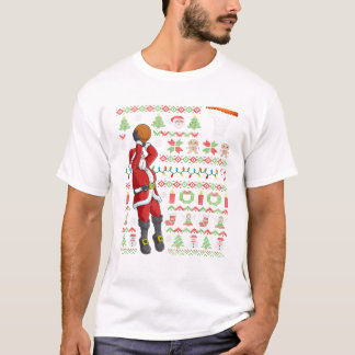 Ugly Christmas Santa Claus T-shirt