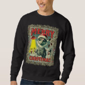 Ugly Christmas shirt Santa lizard aliens cockroach (Voorkant)
