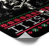 Ugly Christmas Skateboard Oh What Fun It Is To Rid Poster (Hoek)