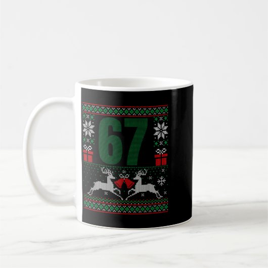 Ugly Christmas Sweater 67 Design Koffiemok (Links)