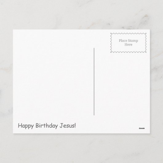 Ugly Christmas Sweater: Bite Me Gingerbread Man Feestdagenkaart (Achterkant)