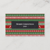 Ugly Christmas Sweater Free Drink Party Ticket (Achterkant)