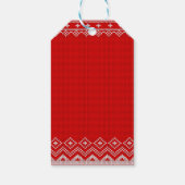 Ugly Christmas Sweater Holiday Party  Cadeaulabel (Achterkant)