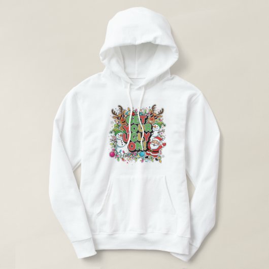 Ugly Christmas sweater hoodie (Design voorkant)