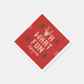 Ugly Christmas Sweater Party Holiday Party Servett Servet (Hoek)