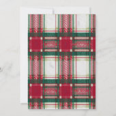 Ugly Christmas Sweater Party Invitation Eet Drink Kaart (Achterkant)