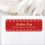 Ugly Christmas Sweater Party Retour Adres Label<br><div class="desc">Verstuur je mails op een chique en stijlvolle manier met deze retouradreslabels. Tekst- en achtergrondkleur kunnen online worden aangepast. Overeenkomende objecten beschikbaar. Bezoek berryberrysweet.com voor moderne briefpapier en gepersonaliseerde geschenken!</div>