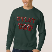 Ugly Christmas Sweater Pilot Dad Aviation Funny (Voorkant)