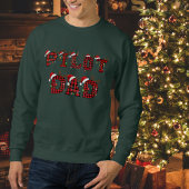 Ugly Christmas Sweater Pilot Dad Aviation Funny